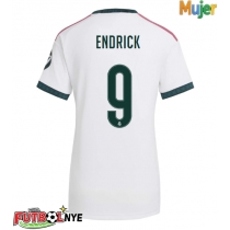 Camiseta Real Madrid Endrick #9 Primera Equipación para mujer 2026-27 manga corta